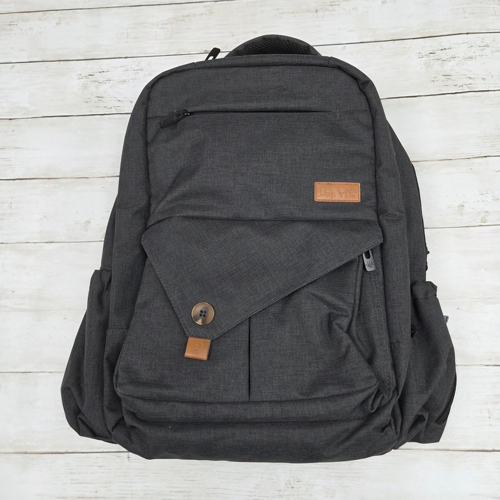 Hap Tim Diaper Bag Backpack Large Charcoal Grey Travel Baby Bag Organizer